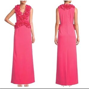 Antonio Melani Breast Cancer Awareness Mary-Cathryn Long Formal Dress 4 euc